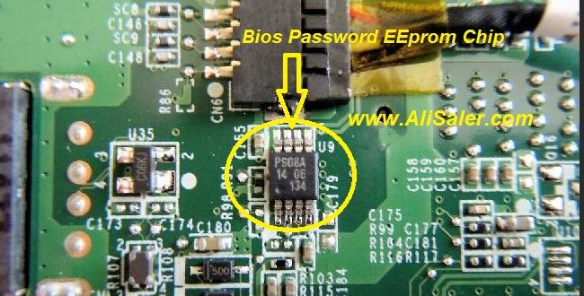 ThinkPad X130e Bios Password chip location