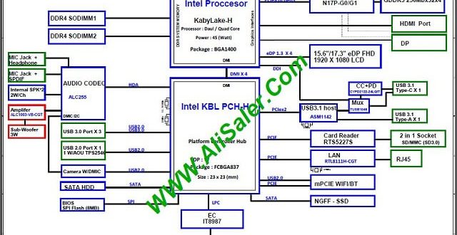 CASPER Quanta NL8K DANL8KMBAF0 Rev-F Schematic