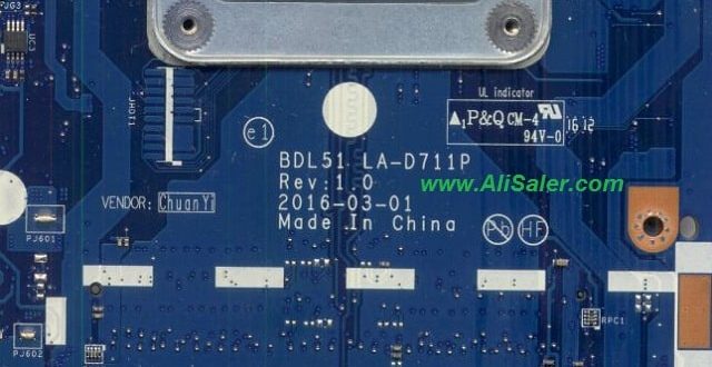 HP 15 BDL51 LA-D711P bios